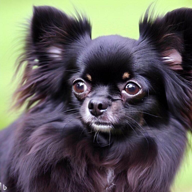 Chihuahua długowłosa czarna - opis rasy