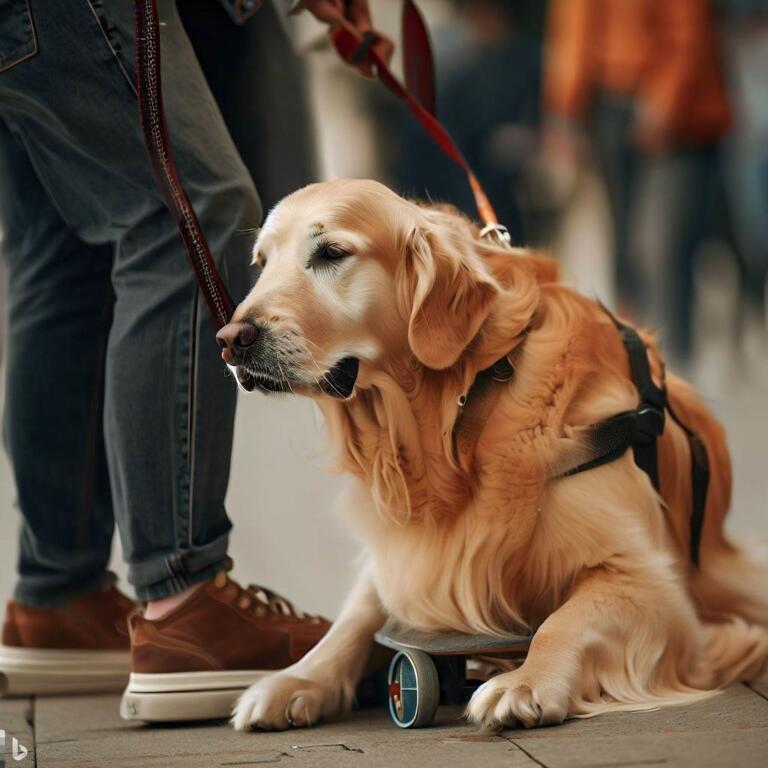 Co zrobić gdy Golden retriver nie chce chodzić?