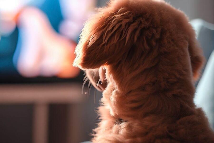 Czy pies widzi obraz w telewizorze?