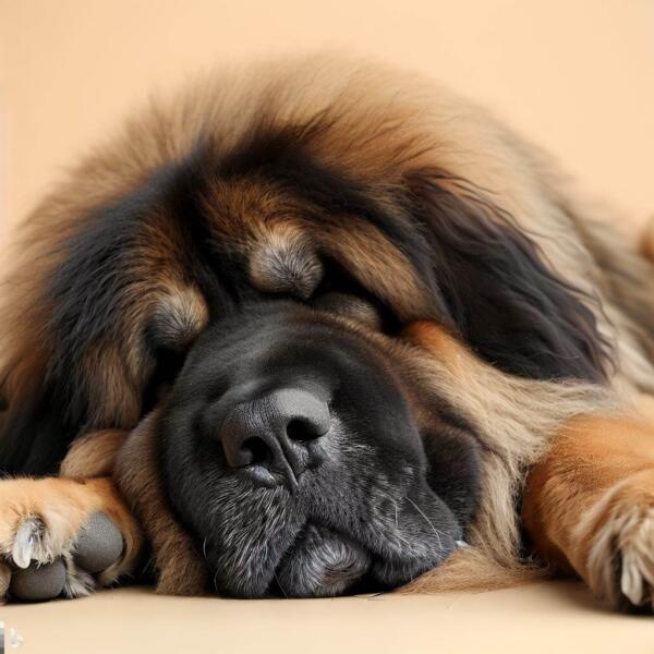 Jak długo śpi Mastif tybetański?