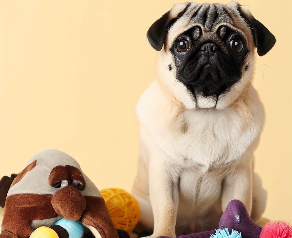 Jakie zabawki można kupić dla psa rasy mops