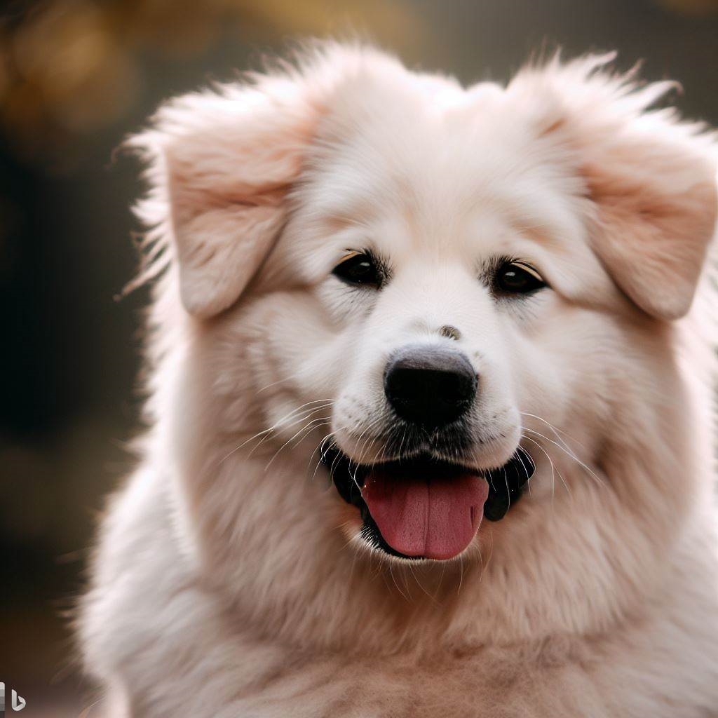 Mieszanka Samoyed z Golden retrieverem