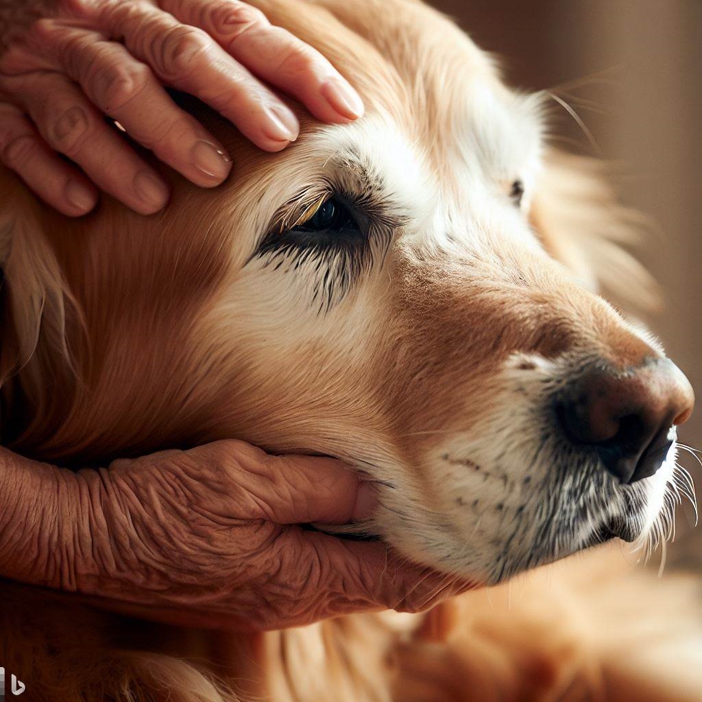 Opieka nad starym Golden retriverem