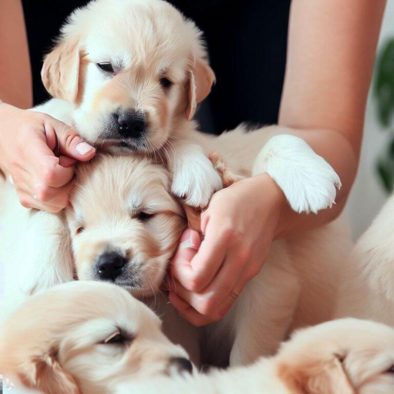 Opieka nad szczeniakami Golden Retrievera